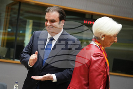 Belgium Eurozone Finance Ministers