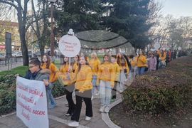 Хасково - Фестивал на коледната и новогодишната песен - дефиле