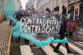 Portugal General Strike