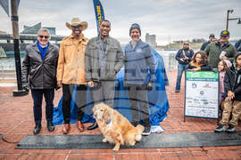 USAA with NABC Recycled Rides Gifting at Army-Navy Game