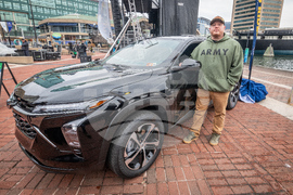 USAA with NABC Recycled Rides Gifting at Army-Navy Game
