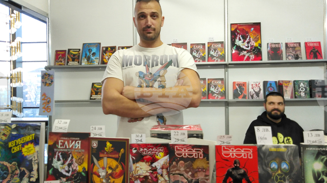 Смятам, че има бъдеще за мангата в България, каза Даниел Атанасов - Сатанасов, автор на първата българска манга