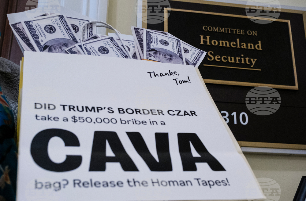 Activists Expose Border Czar with Cava "Bribe Bags"