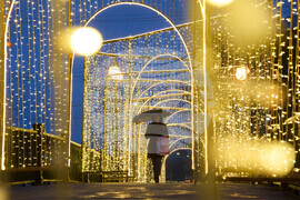 Russia Daily Life Holiday Lights