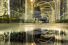 Russia Daily Life Holiday Lights