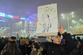 Румъния - Букурещ - правосъдие - протест