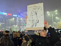 Румъния - Букурещ - правосъдие - протест