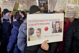 Румъния - Букурещ - правосъдие - протест