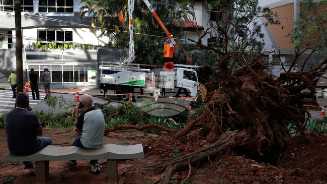 В Сао Паоло 1,4 милиона души са без ток, стотици полети са отменени 