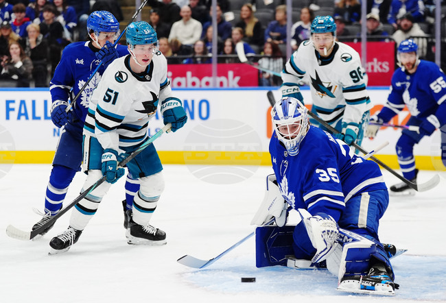 Sharks Maple Leafs Hockey