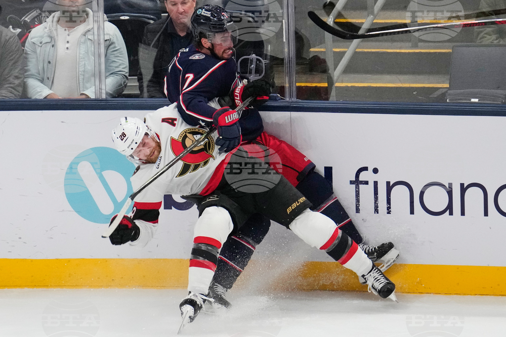 Seantors Blue Jackets Hockey