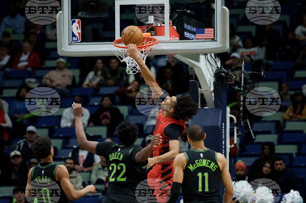 Trail Blazers Pelicans Basketball