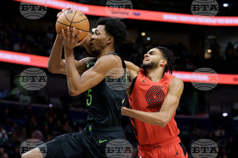 Trail Blazers Pelicans Basketball