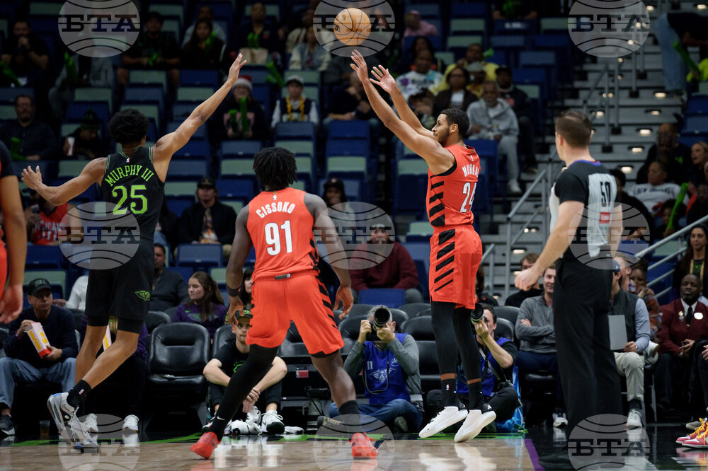 Trail Blazers Pelicans Basketball