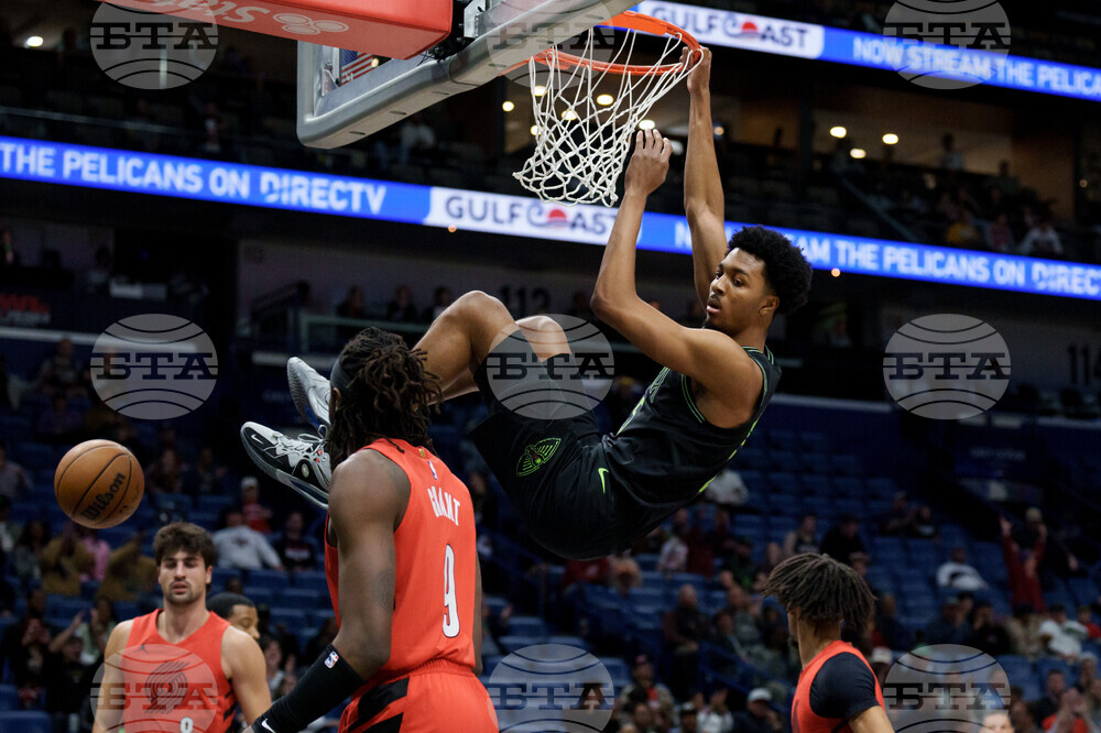 Trail Blazers Pelicans Basketball