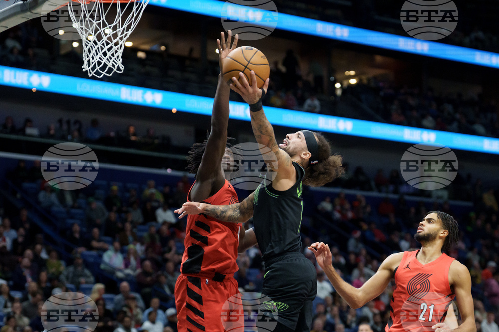 Trail Blazers Pelicans Basketball