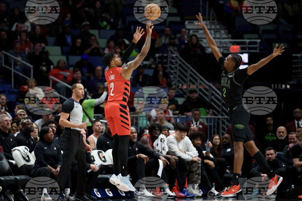 Trail Blazers Pelicans Basketball