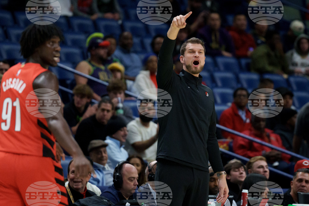 Trail Blazers Pelicans Basketball