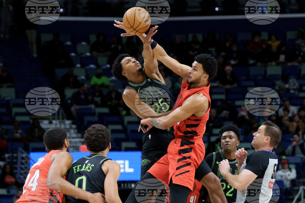 Trail Blazers Pelicans Basketball