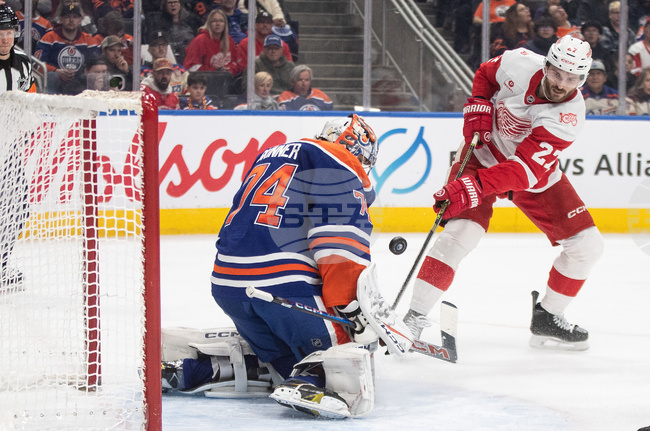 Red Wings Oilers Hockey