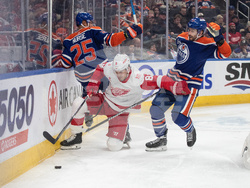 Red Wings Oilers Hockey