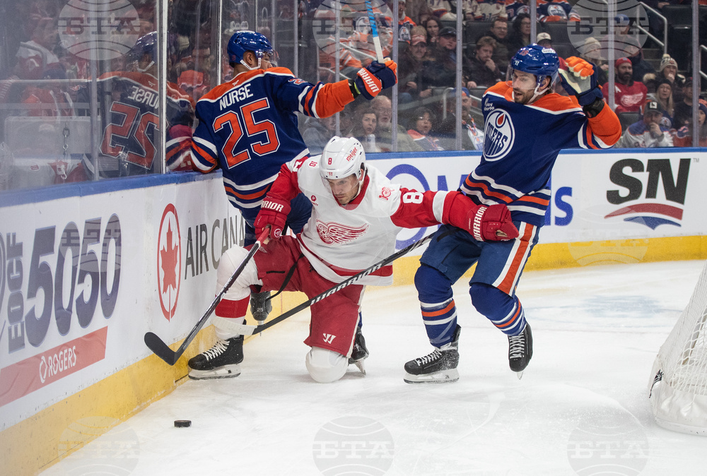 Red Wings Oilers Hockey