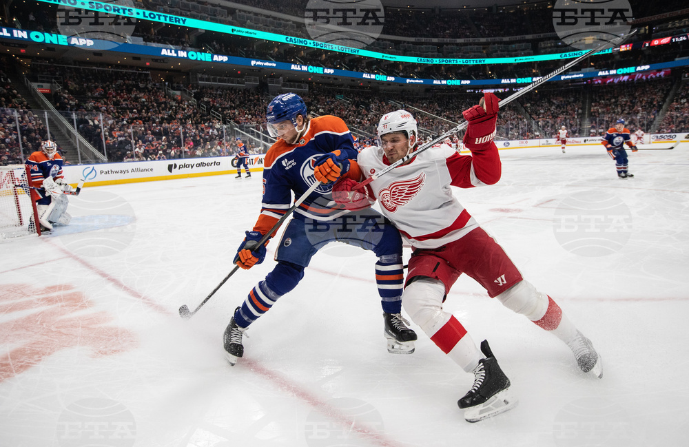 Red Wings Oilers Hockey