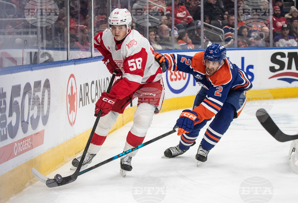 Red Wings Oilers Hockey