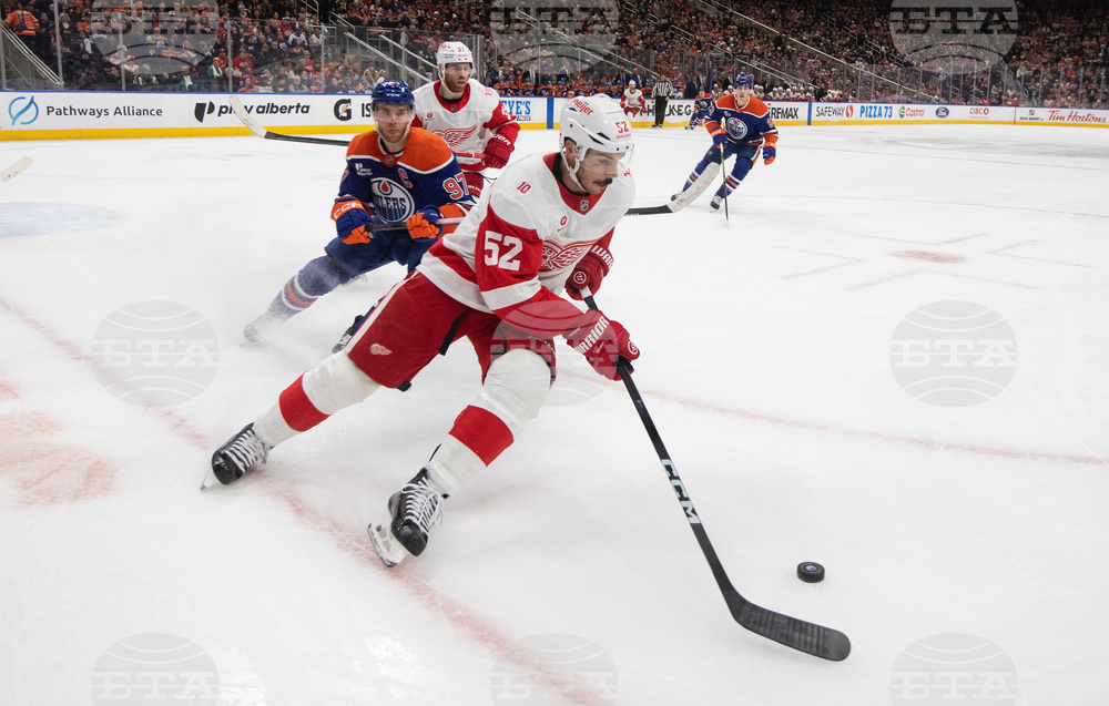 Red Wings Oilers Hockey