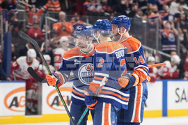 Red Wings Oilers Hockey