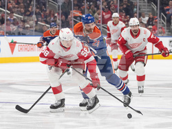 Red Wings Oilers Hockey