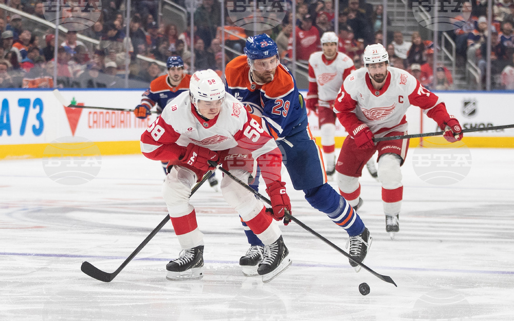 Red Wings Oilers Hockey