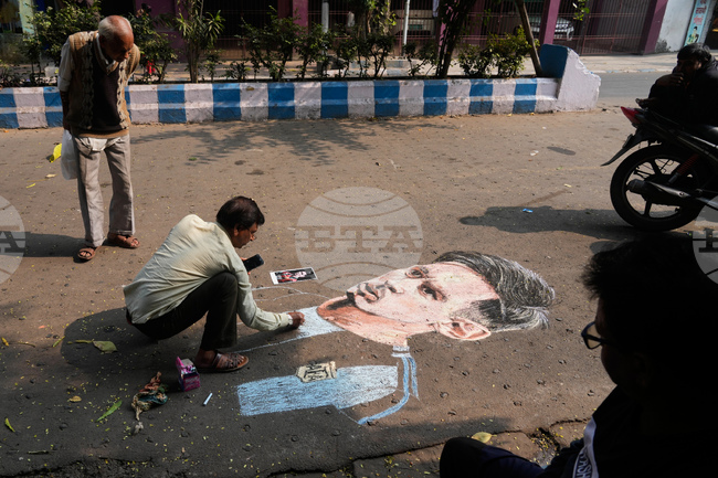 В индийския град Калкута издигнаха статуя на Лионел Меси, висока 21 метра