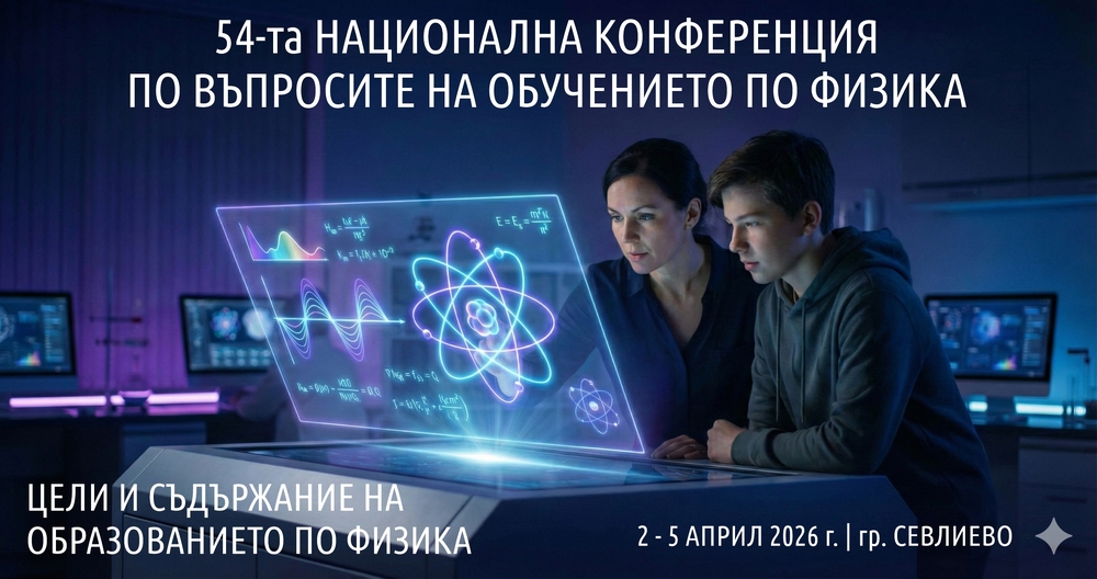 54-та Национална конференция по въпросите на обучението по физика на тема „Цели и съдържание на образованието по физика“
