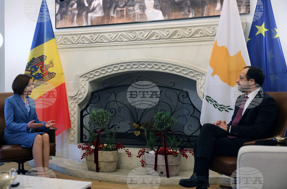 КНА: Президентът на Молдова Мая Санду е в Никозия в навечерието на кипърското председателство на Съвета на ЕС