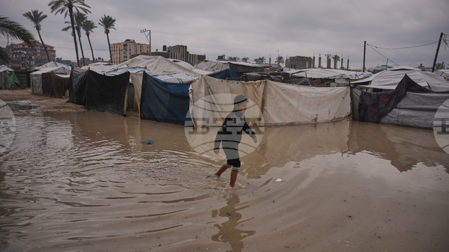 ООН: Изселените жители на Газа се изправят пред наводнения, тъй като доставките за спешни помощи са блокирани