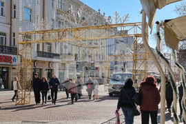 Пловдив - коледна украса - инцидент