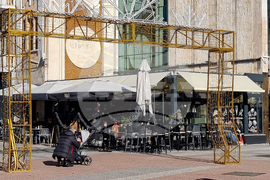 Пловдив - коледна украса - инцидент