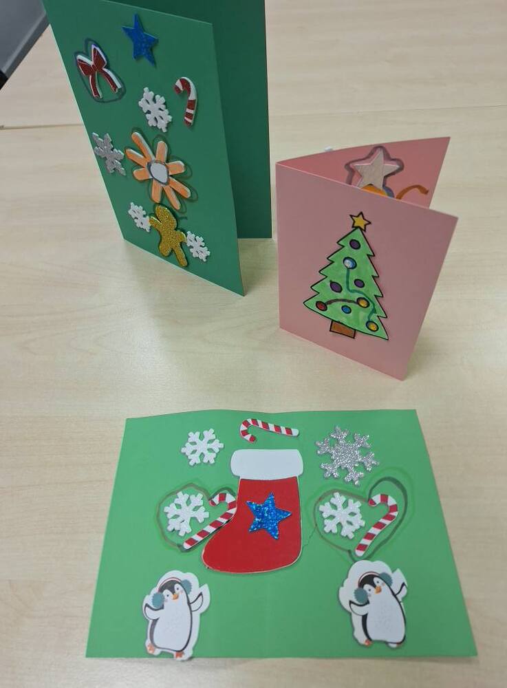 Деца от Българското съботно училище „АБВ“ в Единбург изработиха коледни картички