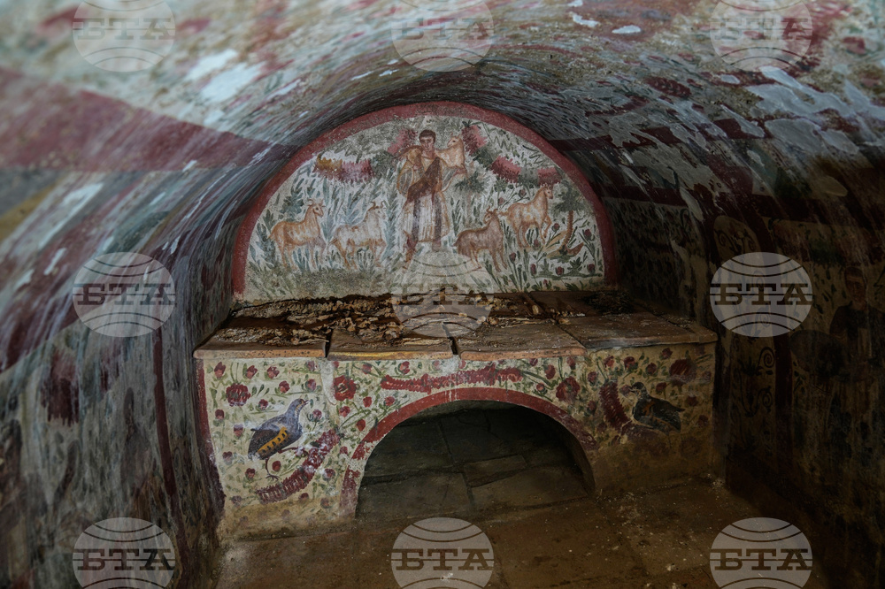 Turkey Tomb Fresco