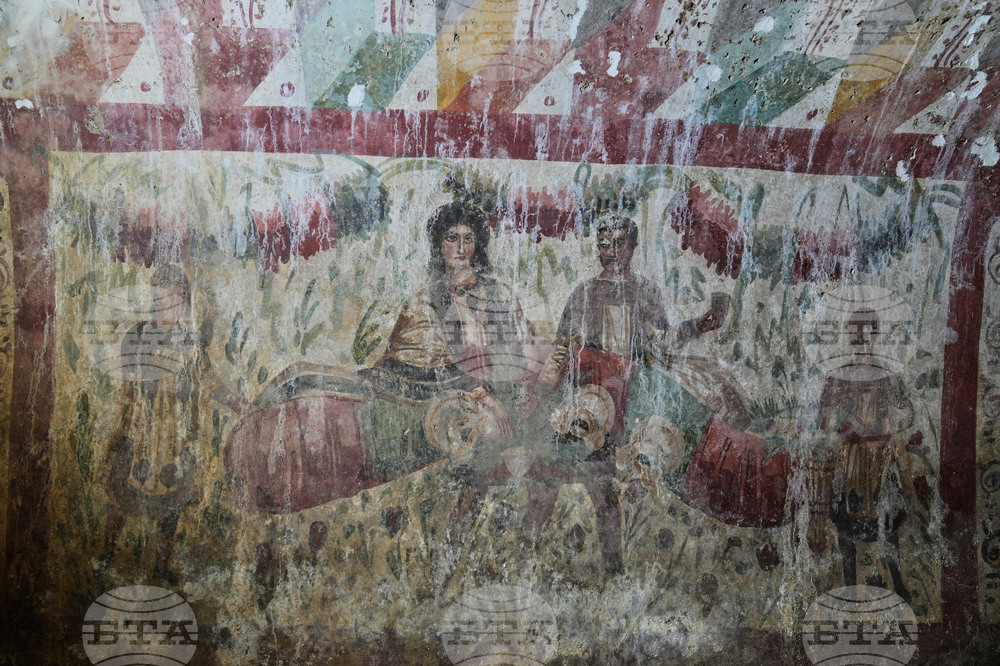 Turkey Tomb Fresco