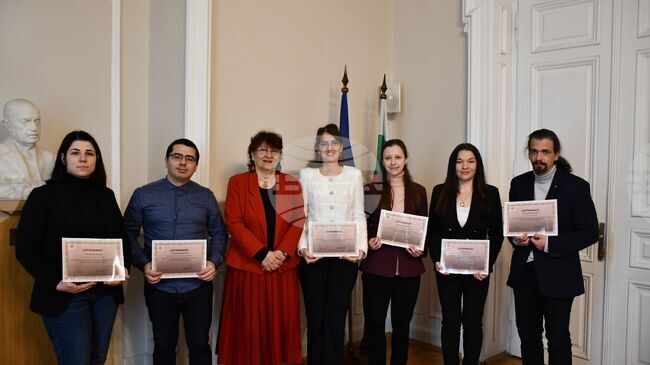 Шестима млади учени бяха отличени в конкурс за най-добра публикация в областта на природо-математическите и хуманитарно-социалните науки