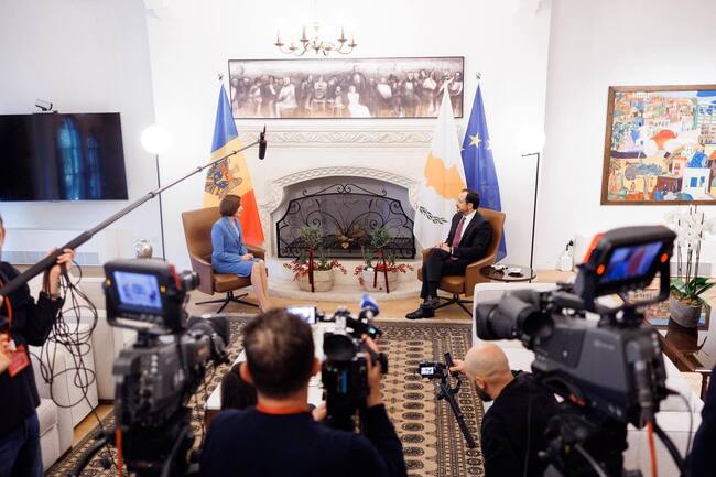 МОЛДПРЕС: Президентът на Молдова се срещна с кипърския си колега 