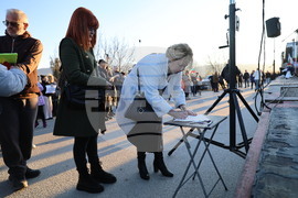 Пловдив - протест с искане за премахване на мантинелите и разширяване на пътя