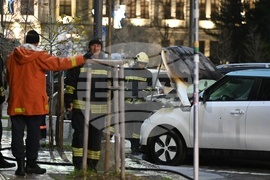 Електрически автомобил - пожар