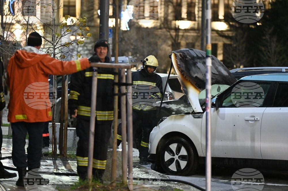 Електрически автомобил - пожар