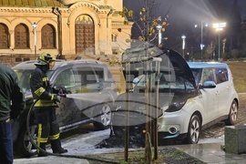 Електрически автомобил - пожар