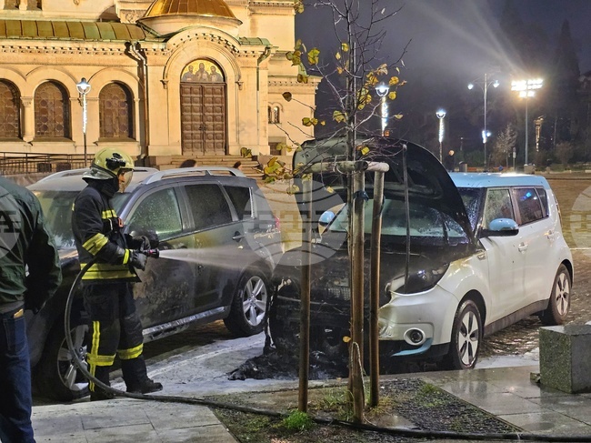Електрически автомобил - пожар