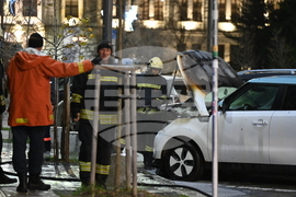 Електрически автомобил - пожар