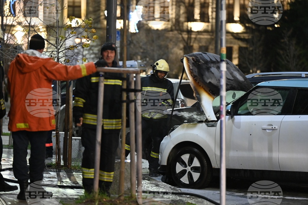 Електрически автомобил - пожар